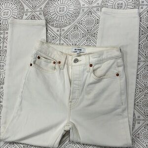 Re/Done Women's white Jeans size 25
